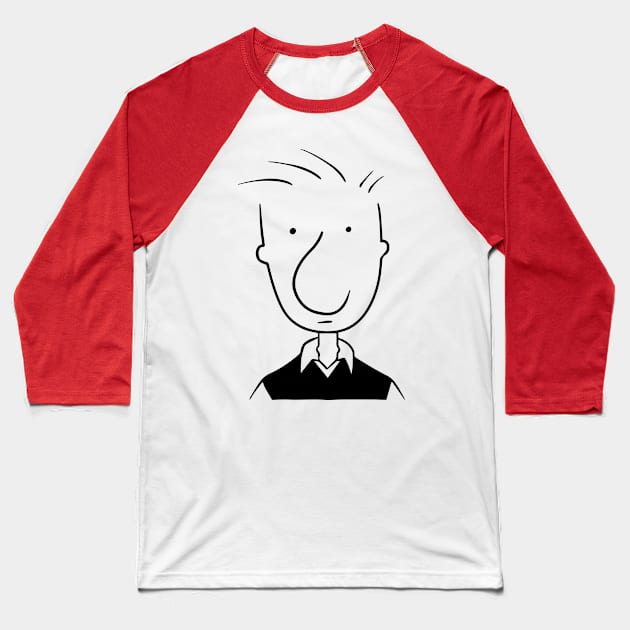 Doug Funnie Baseball T-Shirt by awesome98